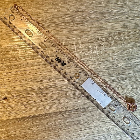 Rose Gold Plated Sterling “I Love You” Pendant Projection Charm Necklace - Picture 10 of 11